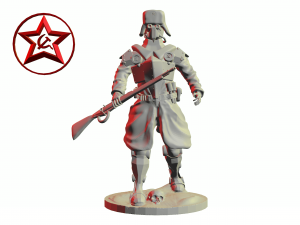 ussr red army infantry 3d print v2 3D 打印模型