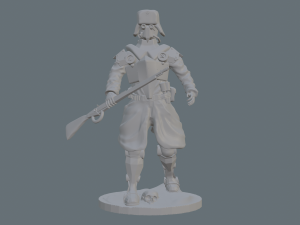 ussr red army infantry 3d print v2 3D Print Model