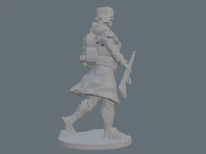 ussr red army infantry 3d print v2 3D Print Model