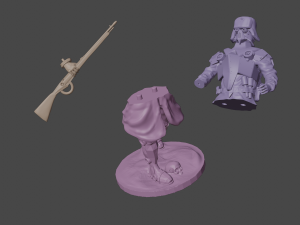 ussr red army infantry 3d print v2 3D Print Model