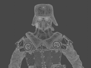 ussr red army infantry 3d print v2 3D Print Model