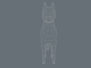 cat 3d low-poly model rigged 3D Model
