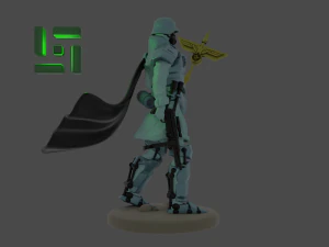 assault standard-bearer of the 9th reich 3d print 3D Print Model