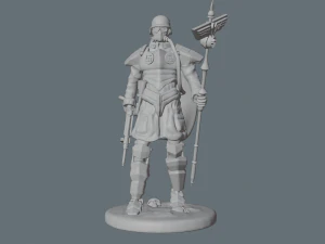 assault standard-bearer of the 9th reich 3d print 3D Print Model