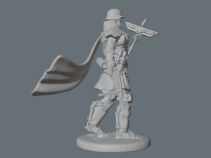 assault standard-bearer of the 9th reich 3d print 3D प्रिंट मॉडल