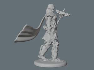 assault standard-bearer of the 9th reich 3d print 3D Print Model