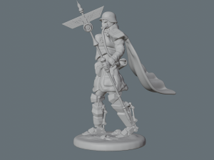 assault standard-bearer of the 9th reich 3d print 3D प्रिंट मॉडल