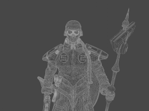 assault standard-bearer of the 9th reich 3d print 3D प्रिंट मॉडल