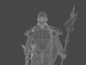 assault standard-bearer of the 9th reich 3d print 3D Print Model