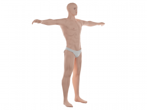 man in lingerie Modelo 3D