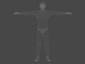 man and girl low-poly 3D 模型