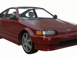 honda civic crx si 1986 Modello 3D
