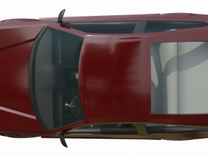 honda civic crx si 1986 Modello 3D