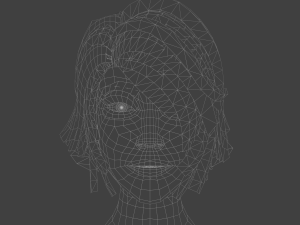 stylized female girl 3D मॉडल