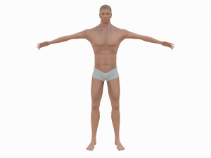 Base Man Model 3D