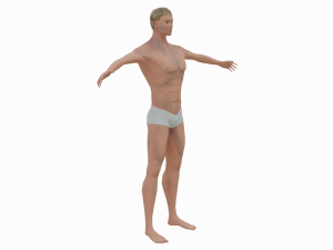 Base Man Model 3D