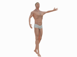 Base Man Model 3D