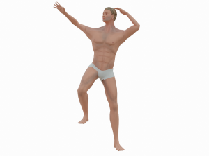 Base Man Model 3D