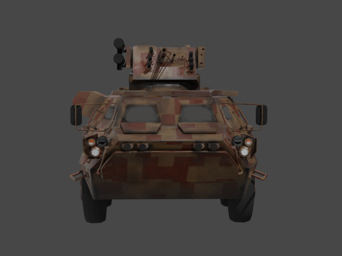 BTR 4 APC 4 UKR Modelo 3D