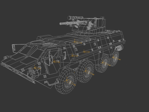 BTR 4 APC 4 UKR Modelo 3D