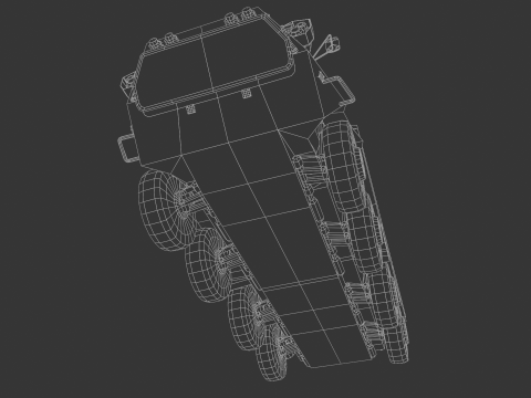 BTR 4 APC 4 UKR Modelo 3D