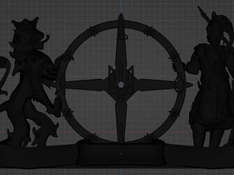 Hours coat of arms 3D print model 3D Print Model