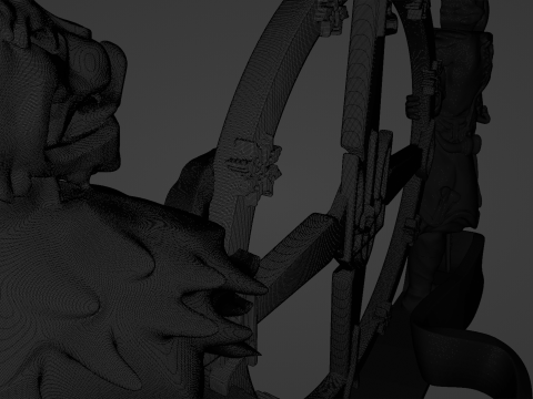 Hours coat of arms 3D print model 3D 打印模型