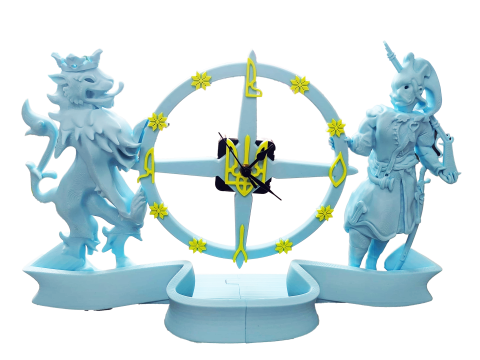 Hours coat of arms 3D print model 3D 打印模型