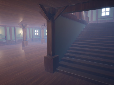 Stylized Modular House 3D Modell