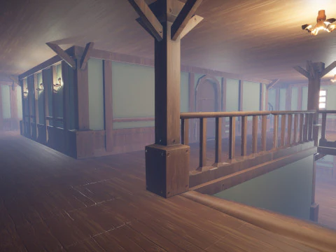Stylized Modular House 3D Model