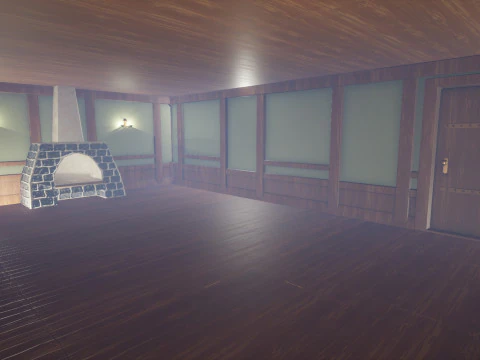 Stylized Modular House 3D Model