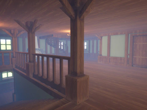 Stylized Modular House 3D Model