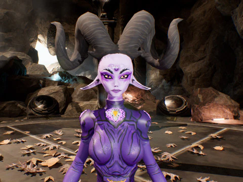 Female Demon Stylized 3D Model
