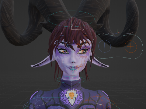 Female Demon Stylized 3D Modell