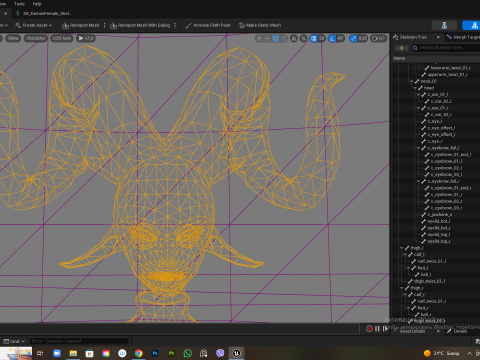 Female Demon Stylized 3D Modell