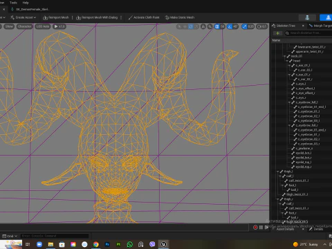 Female Demon Stylized 3D Model