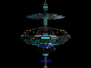 space station 3D मॉडल