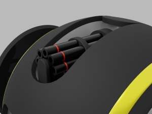 scifi camera battle drone Modèle 3D