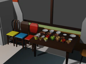 office 3d lp elements 3D Model