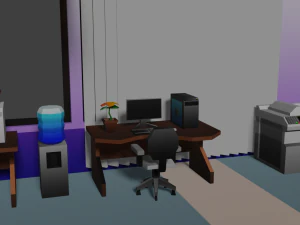office 3d lp elements 3D Model