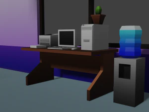 office 3d lp elements 3D Model
