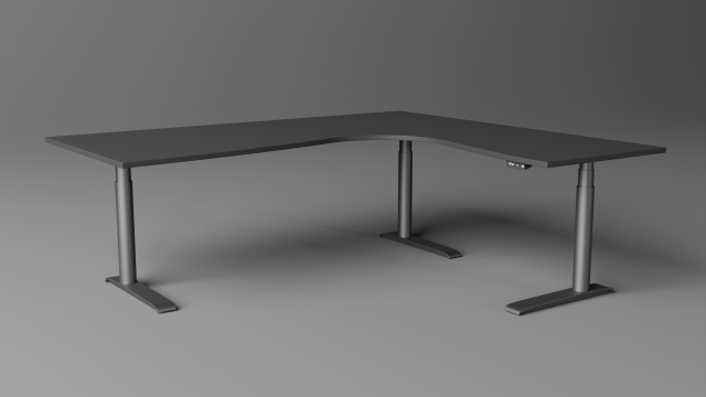 desk Model 3D .c4d .max .obj .3ds .fbx .stl .blend 