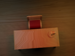 chair and table 3D 模型