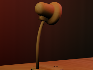 chair and table Model 3D
