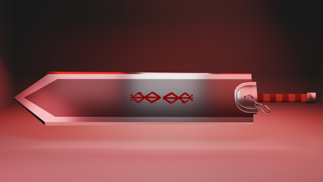 berserker sword Model 3D .c4d .max .obj .3ds .fbx .stl .blend 