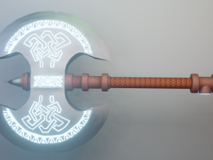 berserker axe 3D 模型