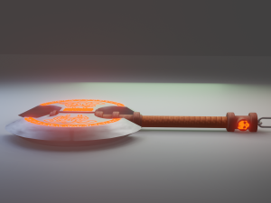 berserker axe 3Dモデル