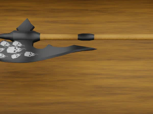 狂暴斧头 3D 模型