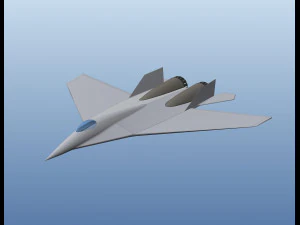 avión de combate 3d Modelo 3D