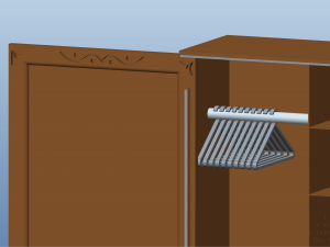 wardrobe3d Modello 3D